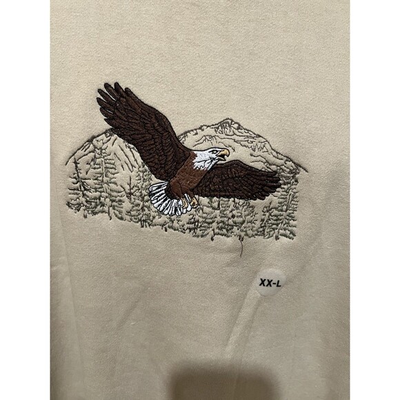 NWT DAVID TAYLOR Embroidered American Eagle Mens Sweatshirt XXL - Picture 2 of 6